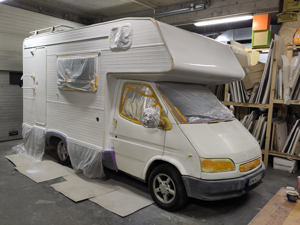 Neuer Lack für den Aufbau