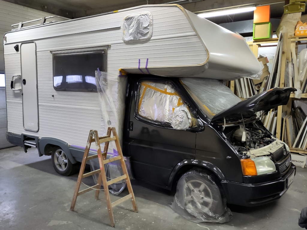 Neuer Lack für das  Führerhaus